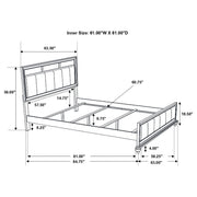 Barzini Wood Panel Bed