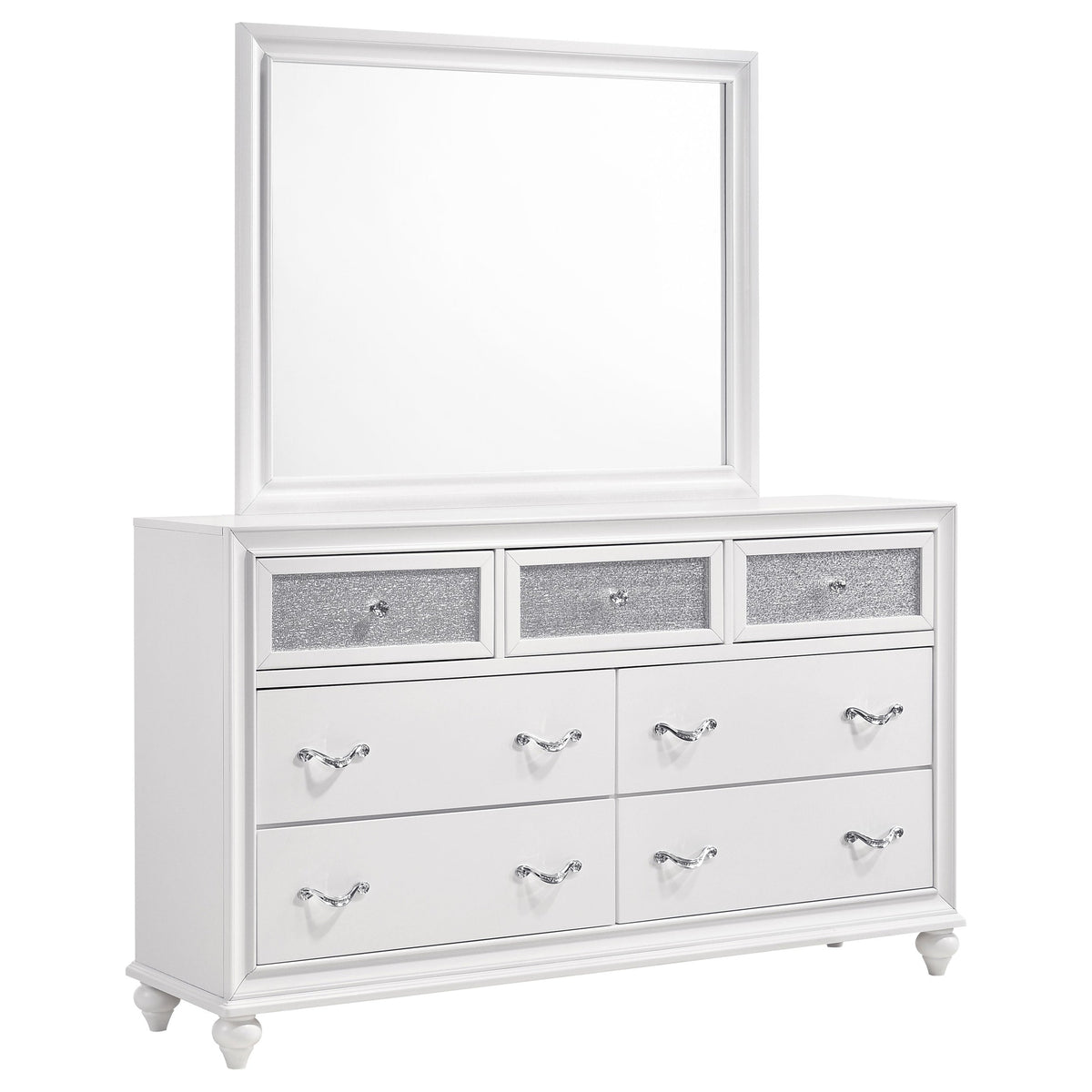Barzini 7-drawer Dresser with Mirror