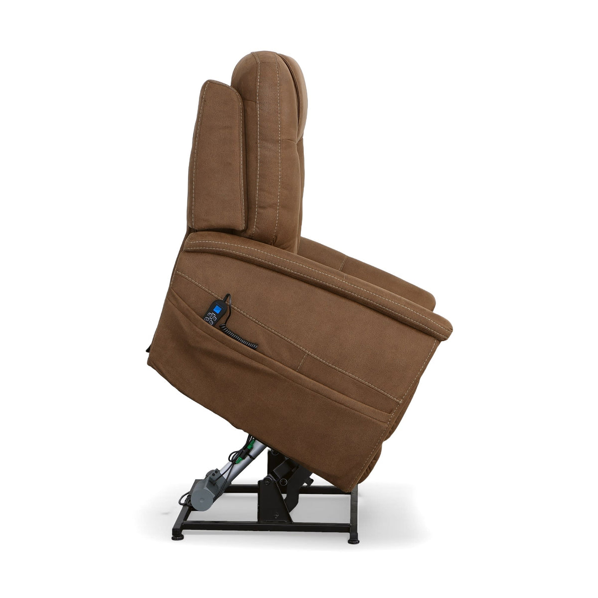 Flexsteel Shaw Power Lift Recliner with Power Headrest & Lumbar