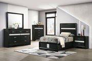 Miranda 54-inch Upholstered Panel Bed