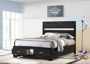 Miranda 51-inch Wood Storage Panel Bed