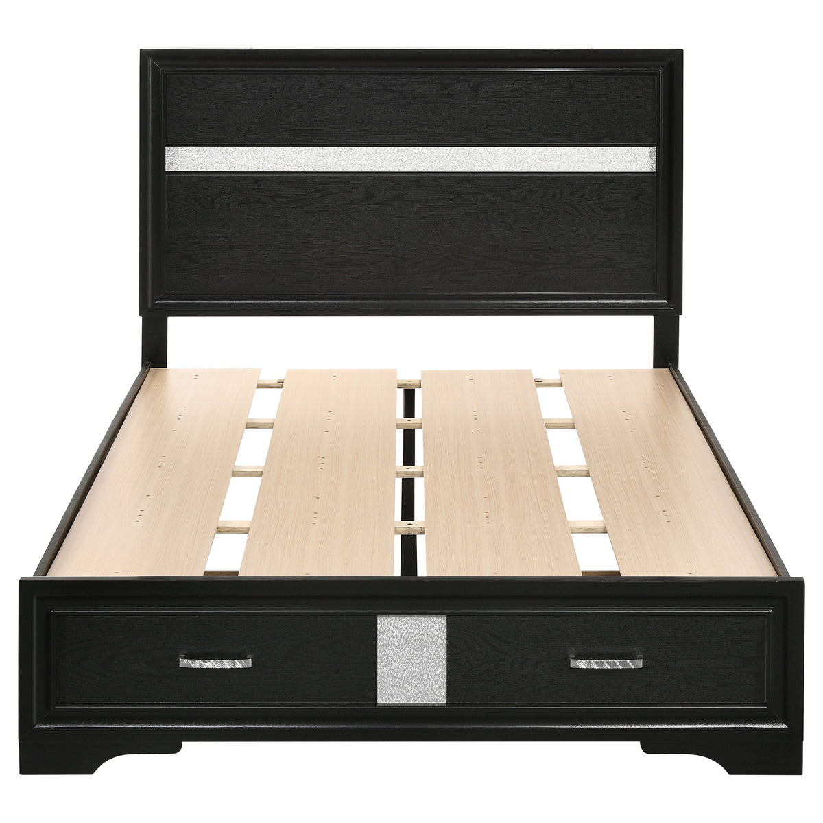 Miranda 51-inch Wood Storage Panel Bed