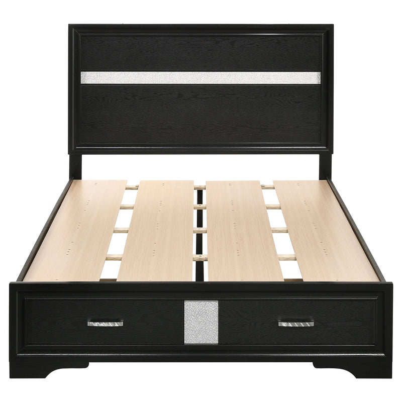 Miranda 51-inch Wood Storage Panel Bed