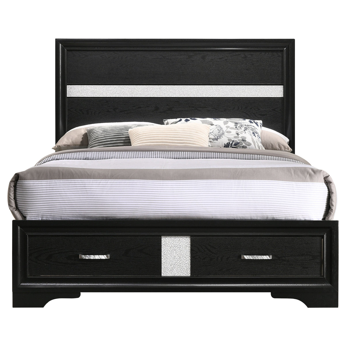 Miranda 51-inch Wood Storage Panel Bed