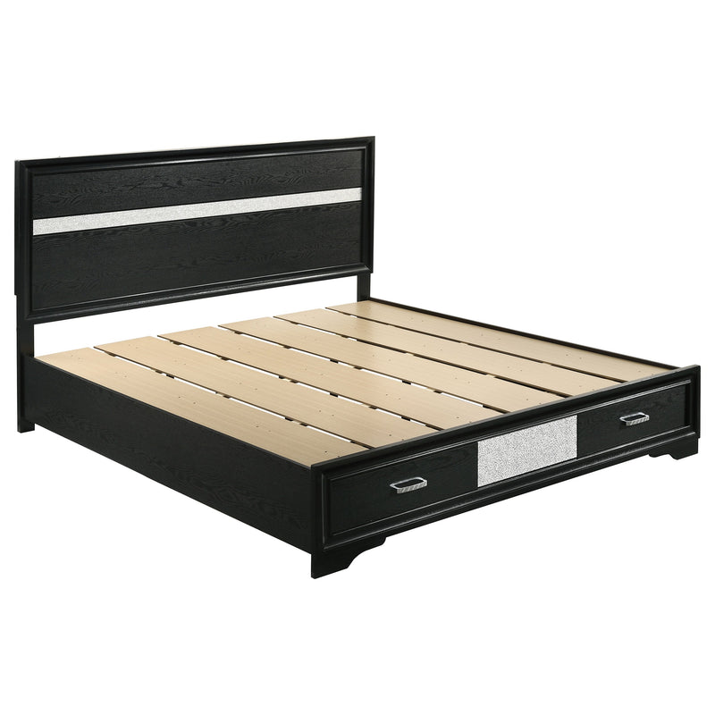 Miranda 51-inch Wood Storage Panel Bed