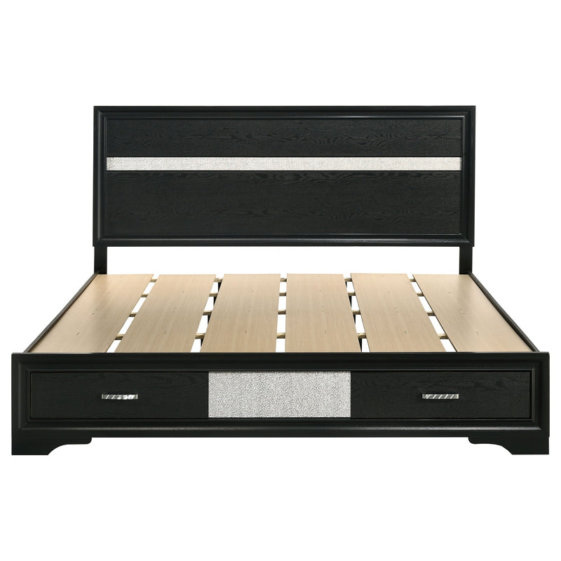 Miranda 51-inch Wood Storage Panel Bed