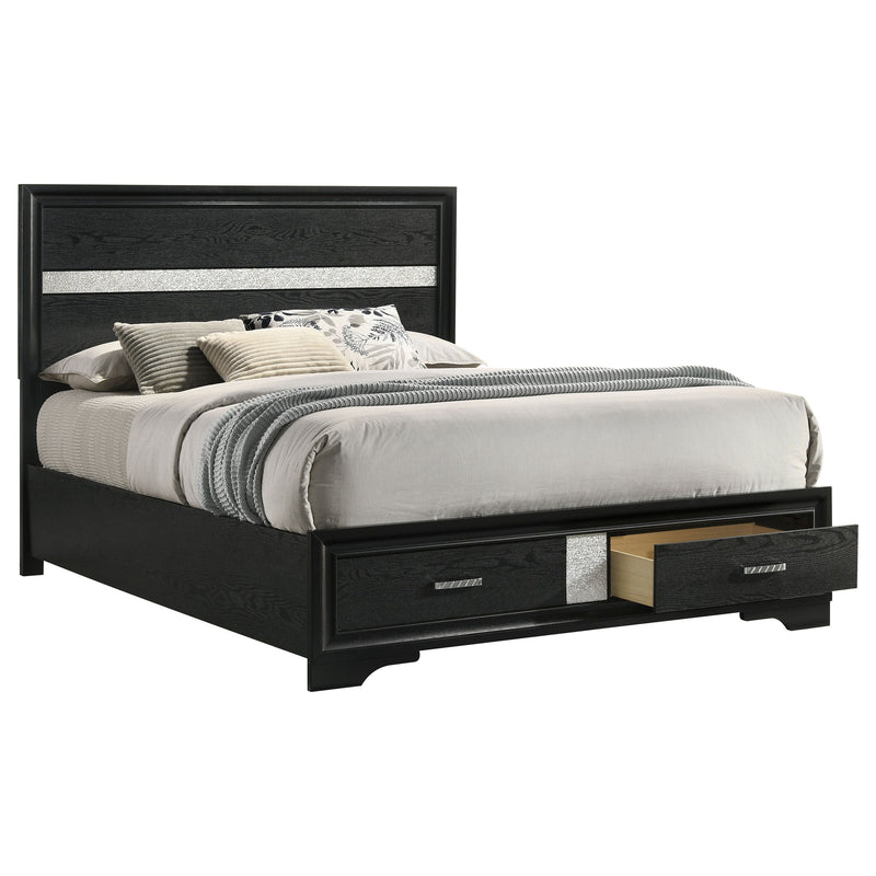 Miranda 51-inch Wood Storage Panel Bed