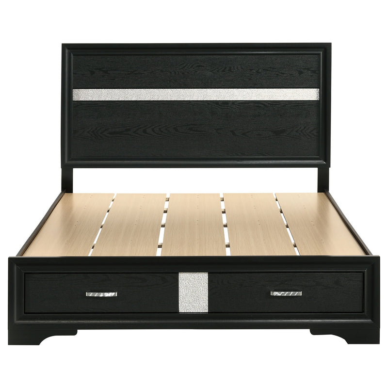 Miranda 51-inch Wood Storage Panel Bed