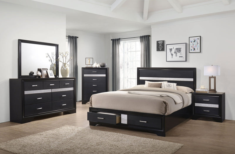 Miranda 51-inch Wood Storage Panel Bed