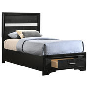 Miranda 51-inch Wood Storage Panel Bed