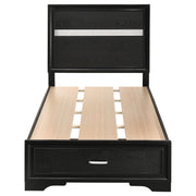 Miranda 51-inch Wood Storage Panel Bed