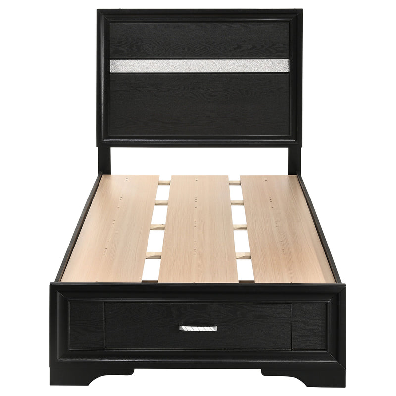 Miranda 51-inch Wood Storage Panel Bed