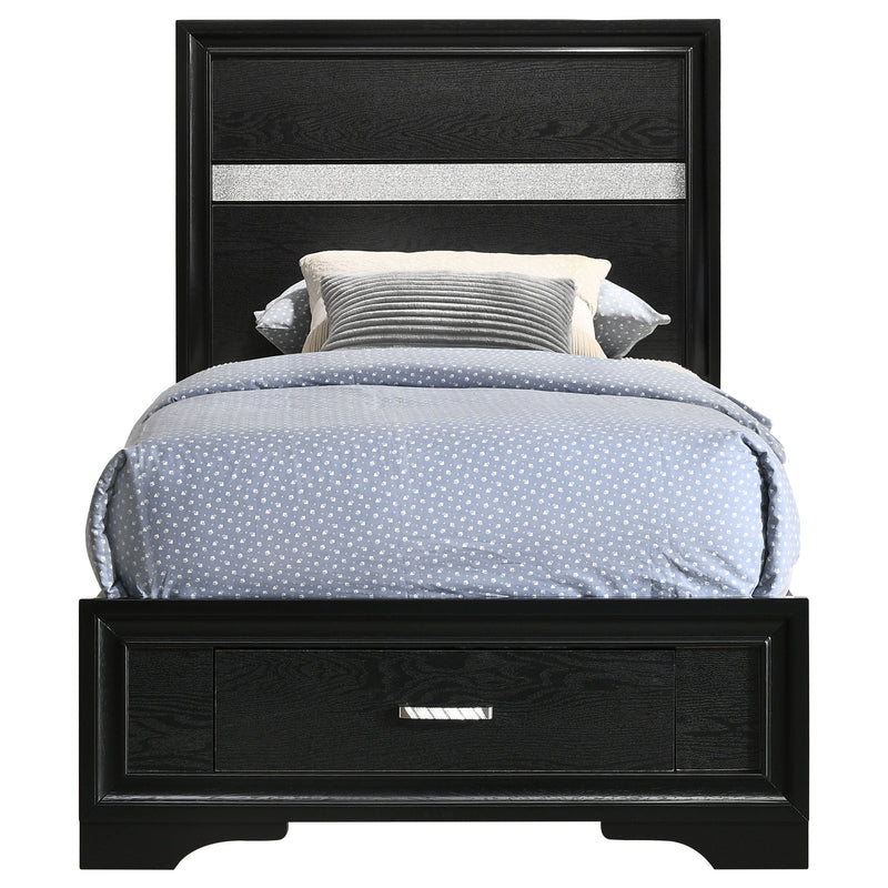 Miranda 51-inch Wood Storage Panel Bed