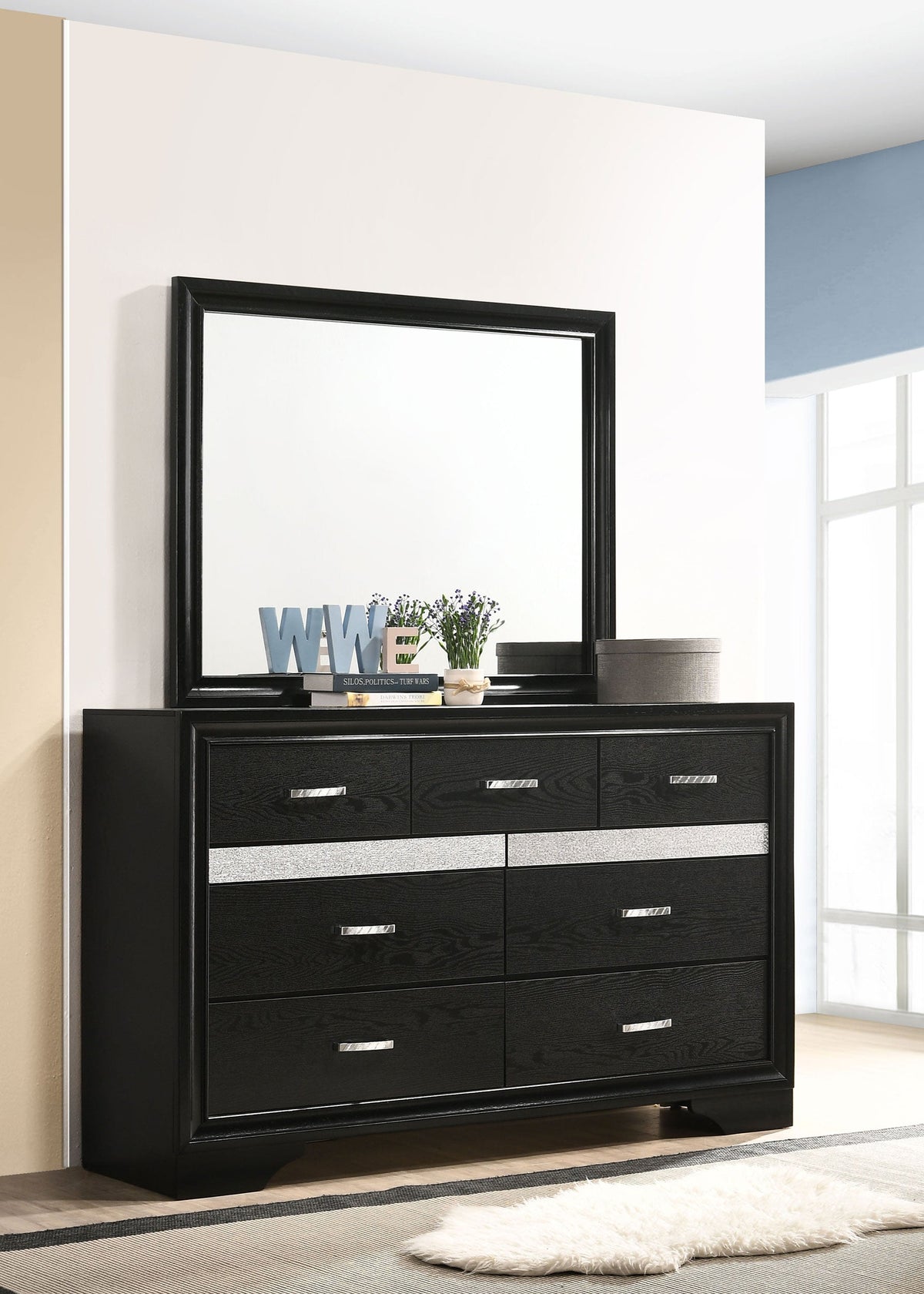 Miranda 7-drawer Dresser with Mirror