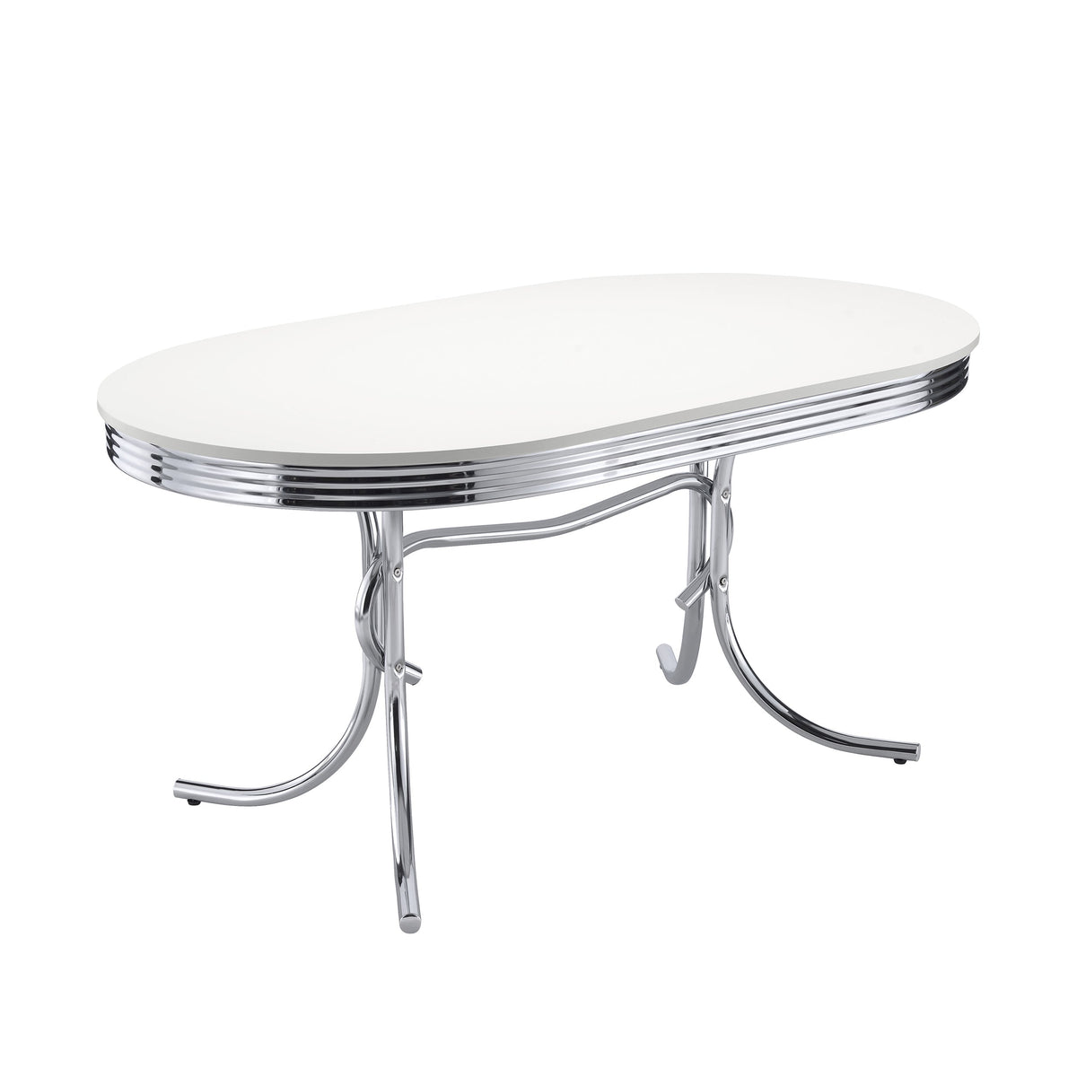Retro Oval Dining Table Set