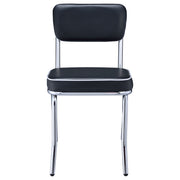 Retro Upholstered Dining Side Chair (Set of 2)