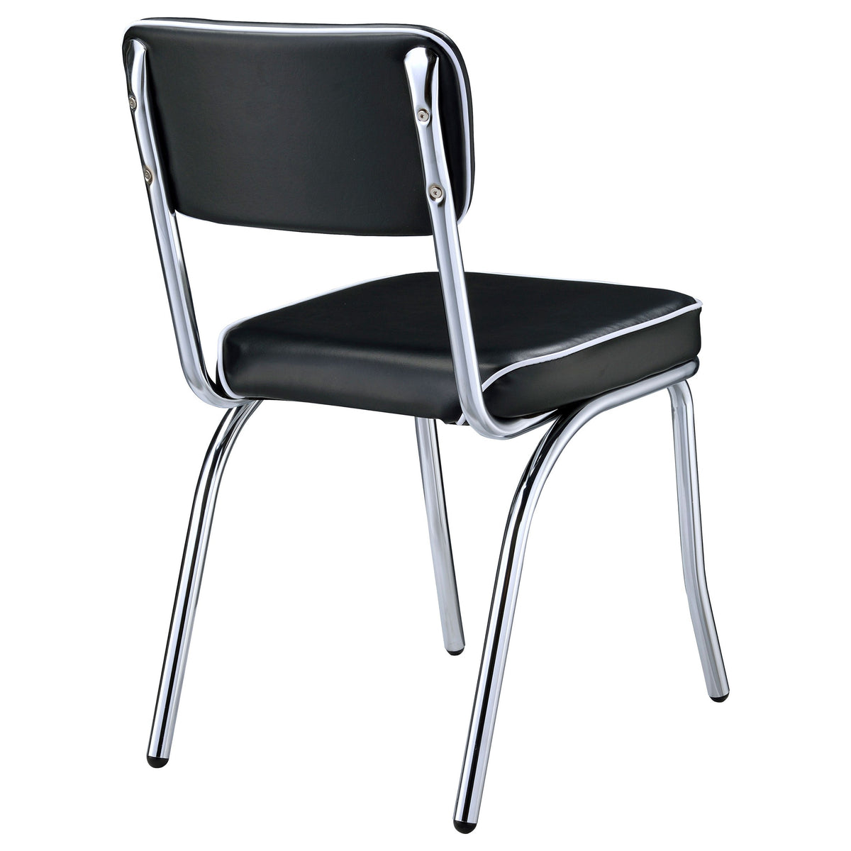 Retro Upholstered Dining Side Chair (Set of 2)