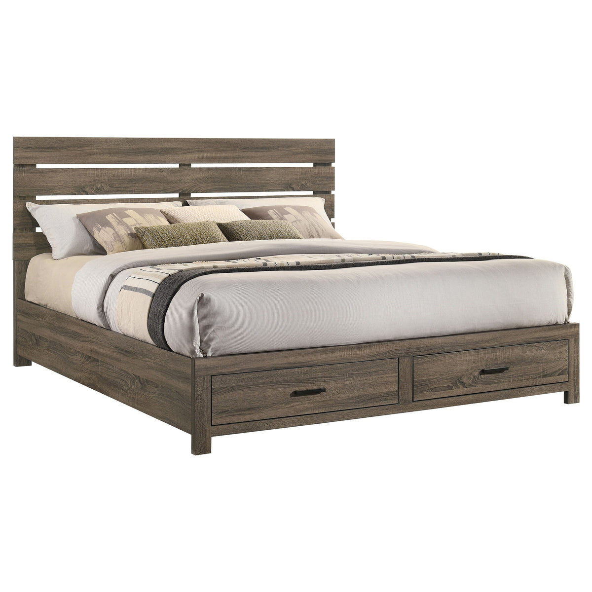Brantford Wood Storage Panel Bed