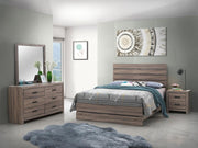 Brantford Bedroom Set Barrel Oak Eastern King 4-piece
