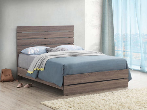 Brantford Wood Panel Bed Barrel Oak Eastern King