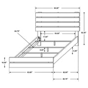 Brantford Wood Panel Bed