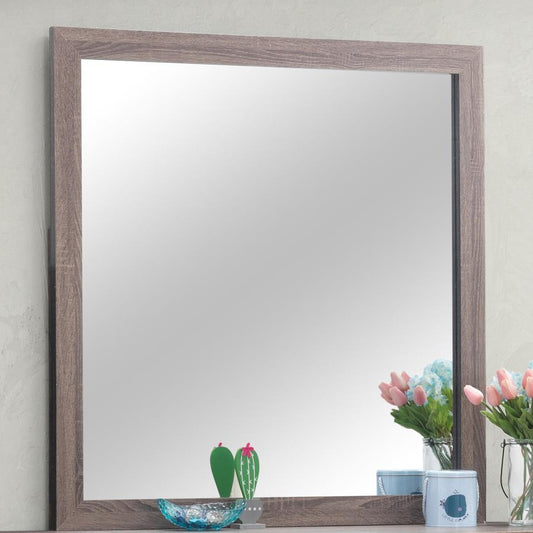 Brantford Dresser Mirror Barrel Barrel Oak