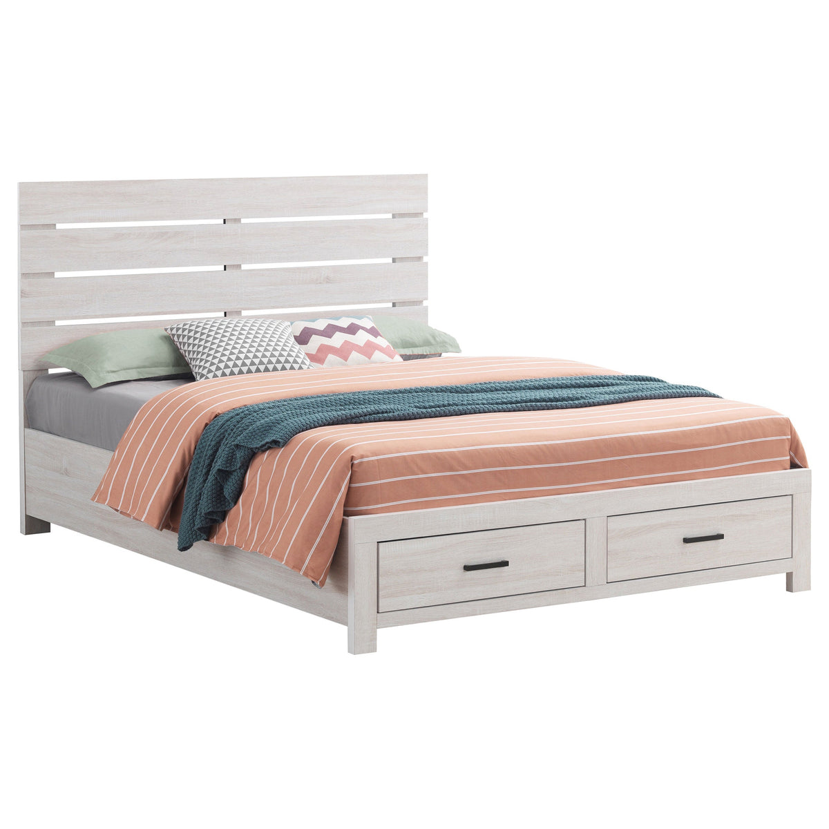 Brantford Wood Storage Panel Bed