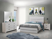 Brantford Bedroom Set Coastal White Eastern King 4-piece