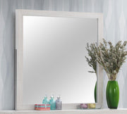 Brantford Dresser Mirror Barrel White