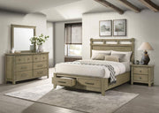 Hazlewood Bedroom Set Vineyard Oak Eastern King 4-piece