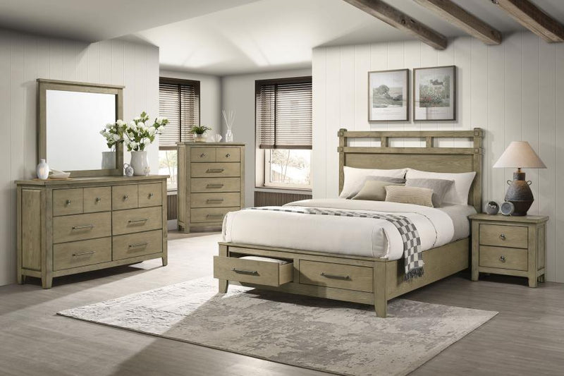 Hazlewood Bedroom Set Vineyard Oak Eastern King 5-piece