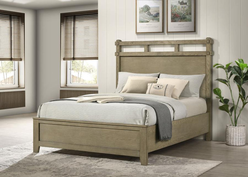 Hazlewood 61-inch Panel Bed Vineyard Oak Queen