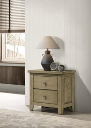 Hazlewood 2-drawer Nightstand Bedside Table Vineyard Oak Default Title