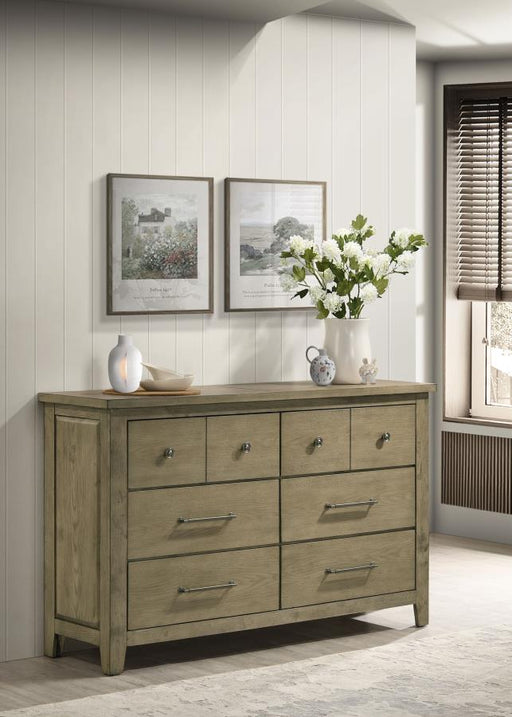Hazlewood 6-drawer Bedroom Dresser Cabinet Vineyard Oak Default Title