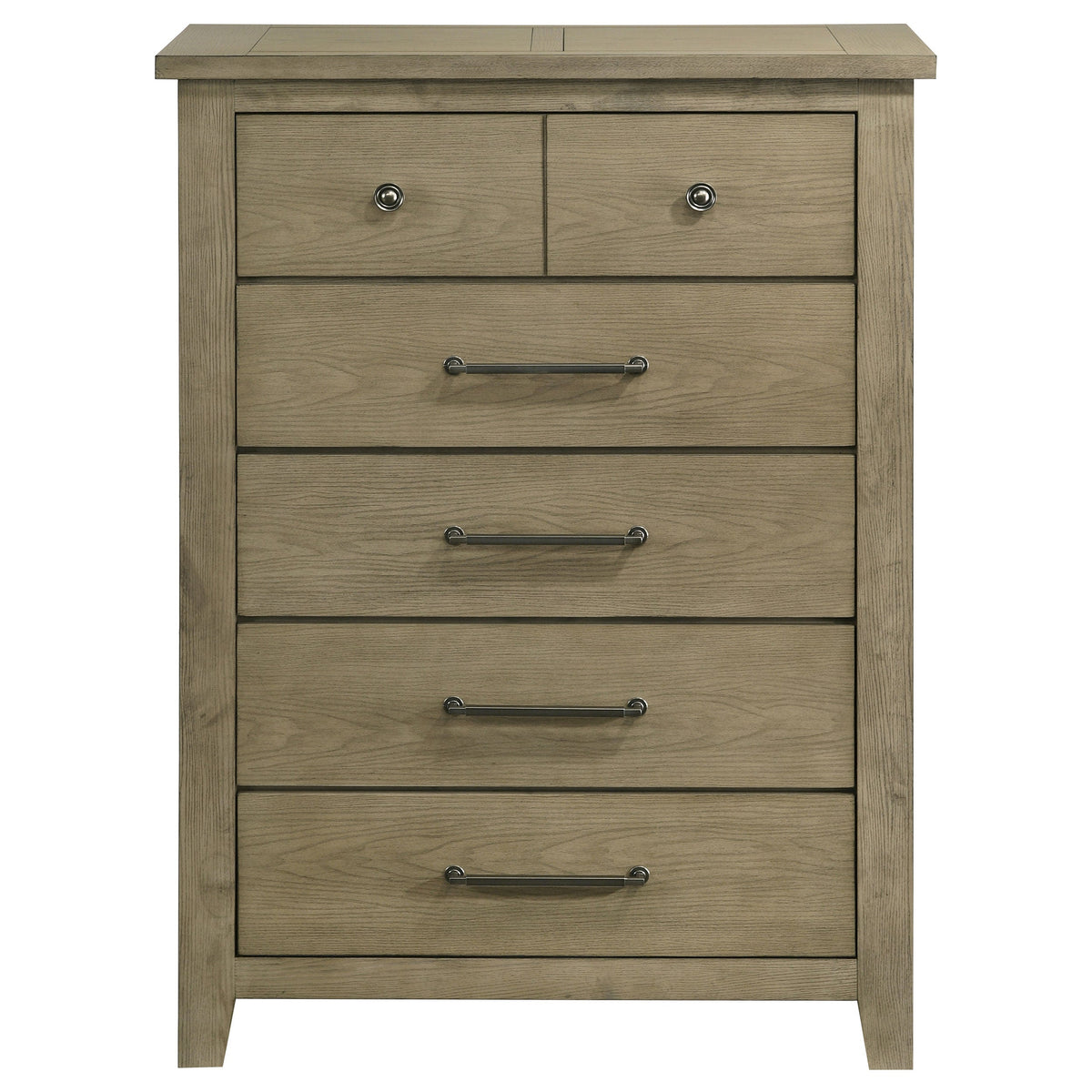 Hazlewood 5-drawer Bedroom Chest of Drawers Vineyard Oak