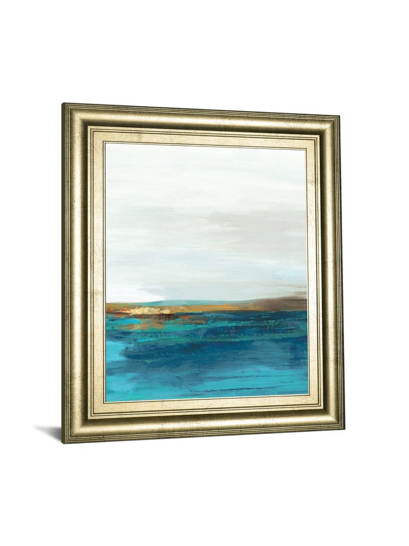 Pastoral Landscape Il By Tom Reeves - Framed Print Wall Art - Gray