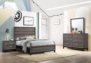 Watson Bedroom Set Grey Oak Full 4-piece