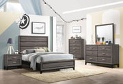 Watson Bedroom Set Grey Oak Full 5-piece
