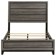 Watson Wood Panel Bed Grey Oak