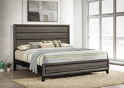 Watson Wood Panel Bed Grey Oak Eastern King