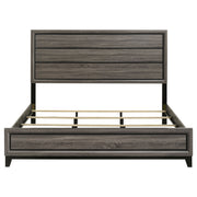 Watson Wood Panel Bed Grey Oak