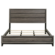 Watson Wood Panel Bed Grey Oak