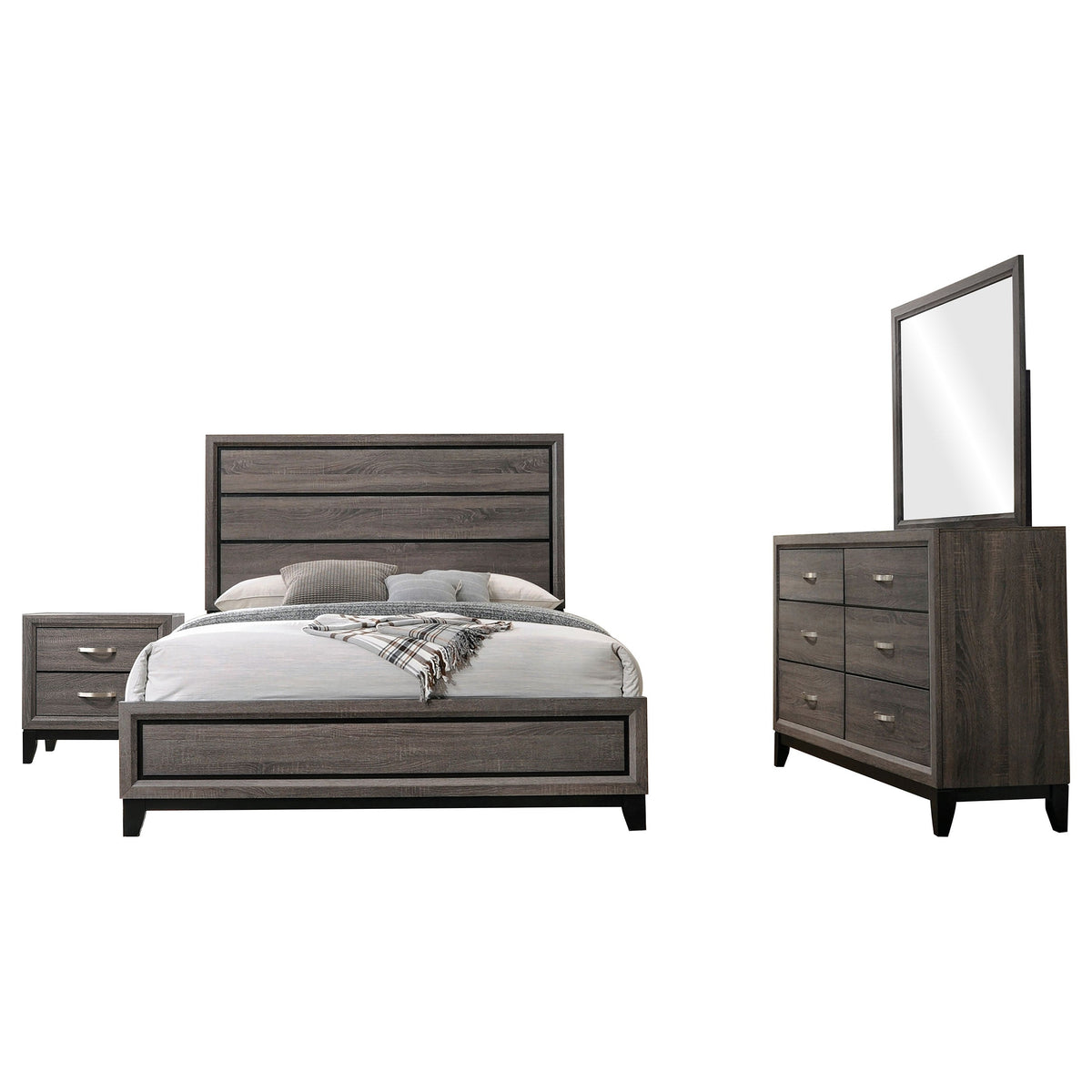 Watson Bedroom Set Grey Oak