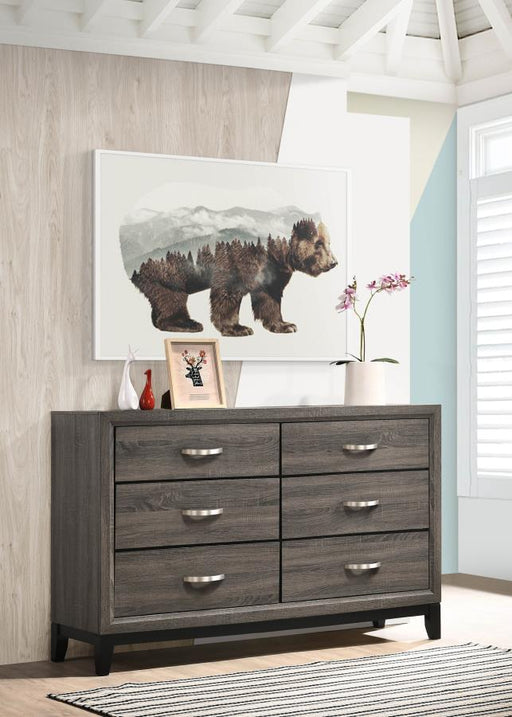 Watson 6-drawer Dresser Grey Oak Default Title