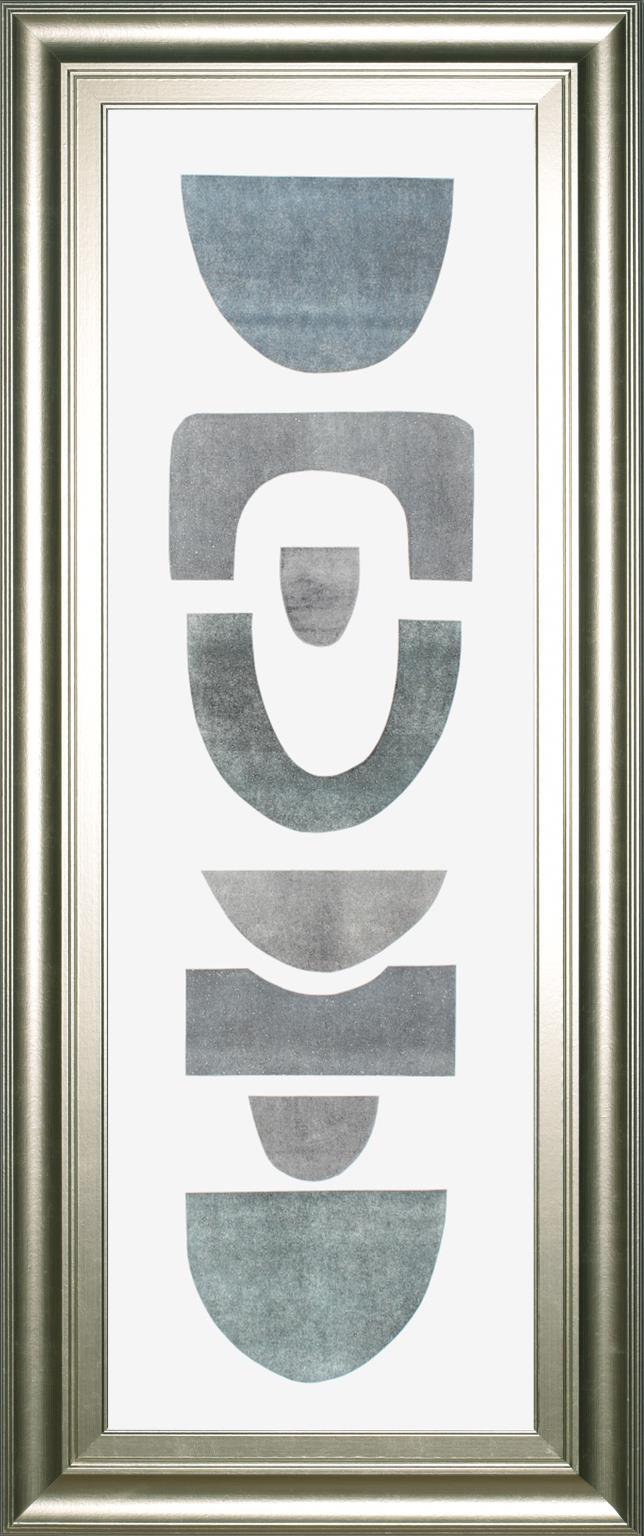 18x42 Neutral Totems VIII By Rob Delamater - Silver