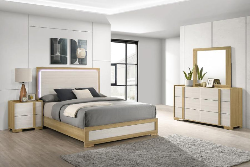 Hyland Bedroom Set Natural Eastern King 4-piece X