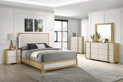Hyland Bedroom Set Natural Eastern King 5-piece X