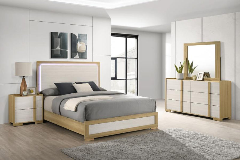 Hyland Bedroom Set Natural Queen 4-piece