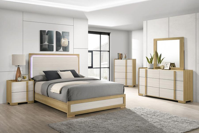 Hyland Bedroom Set Natural Queen 5-piece X