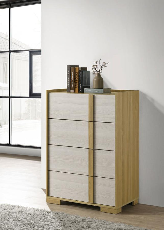 Hyland 4-drawer Chest of Drawers Natural Default Title